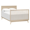 M15901TPE,Palma Mid-Century 4-in-1 Convertible Crib w/Toddler Bed Conversion in Taupe
