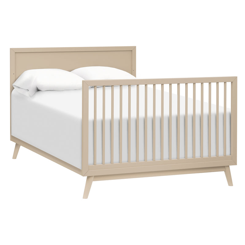 M15901TPE,Palma Mid-Century 4-in-1 Convertible Crib w/Toddler Bed Conversion in Taupe