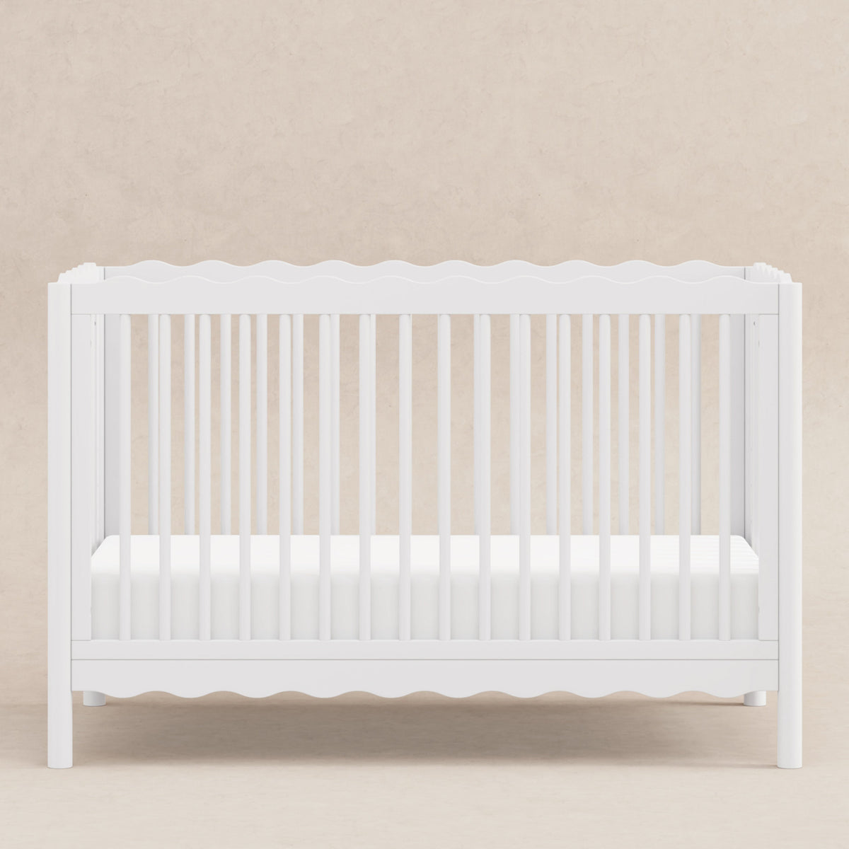 M27901W,Swell 4-in-1 Convertible Crib w/Toddler Conversion Kit in White