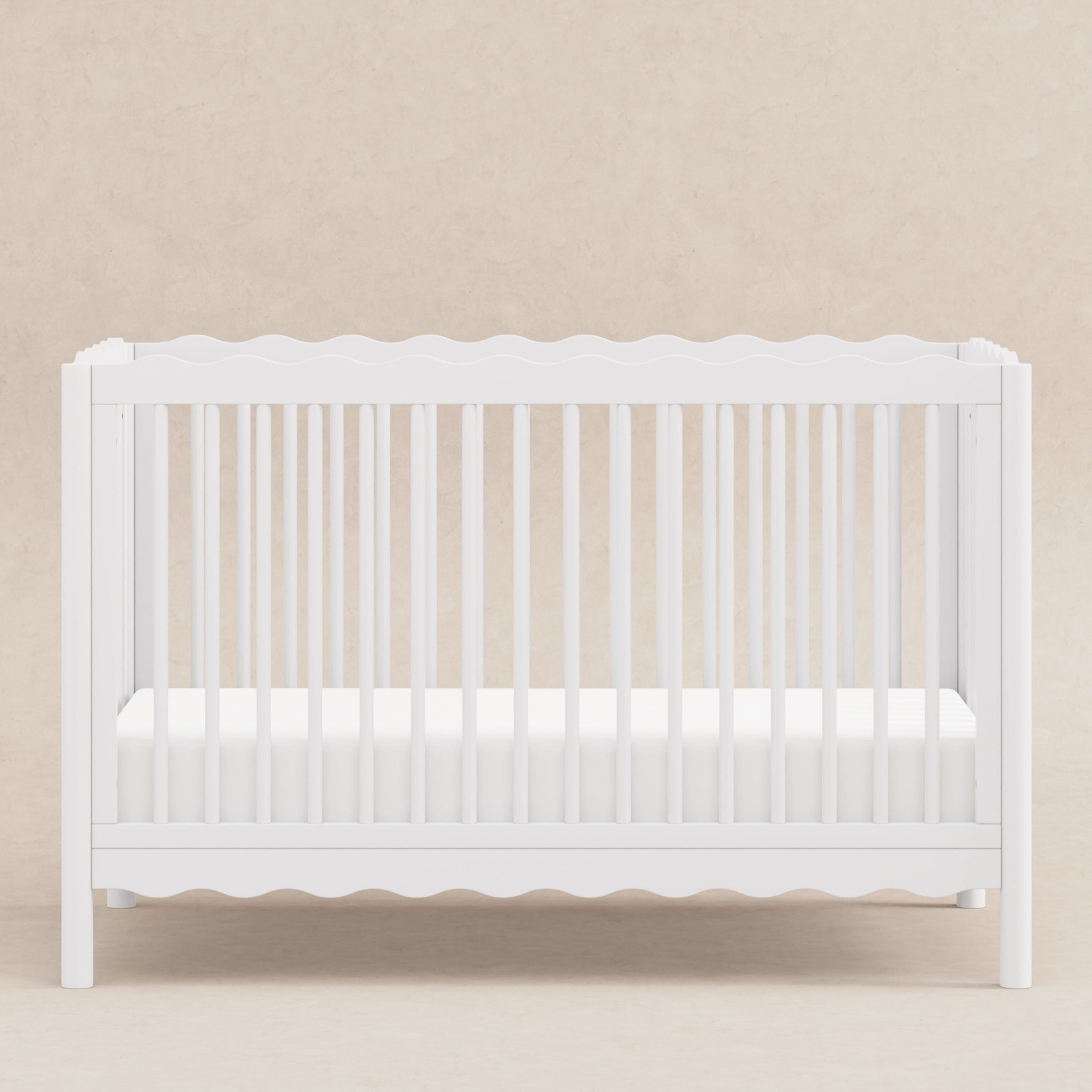 M27901W,Swell 4-in-1 Convertible Crib w/Toddler Conversion Kit in White