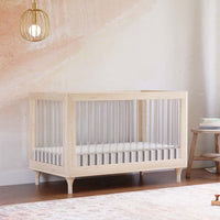 M9001KNX,Lolly 3-in-1 Convertible Crib w/Toddler Conversion Kit in Washed Natural/Acrylic