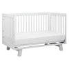 M4201W,Hudson 3-in-1 Convertible Crib w/Toddler Bed Conversion Kit in White Finish
