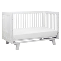 M4201W,Hudson 3-in-1 Convertible Crib w/Toddler Bed Conversion Kit in White Finish