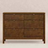 M25616NL,Bondi 6-Drawer Assembled Dresser in Natural Walnut