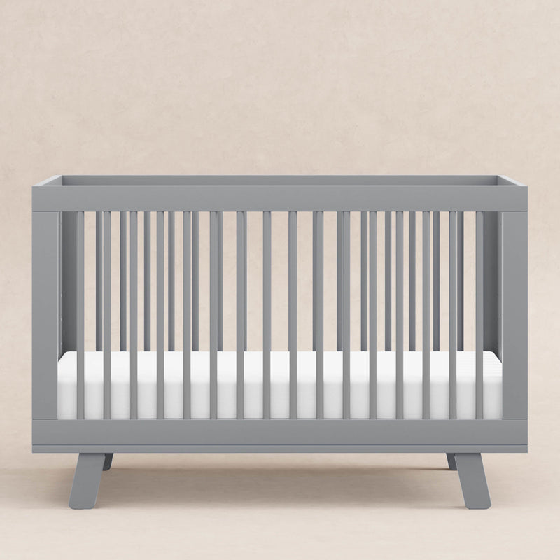 M4201G,Hudson 3-in-1 Convertible Crib w/Toddler Bed Conversion Kit in Grey Finish