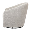 M5887BWB,Madison Swivel Glider in Black White Boucle