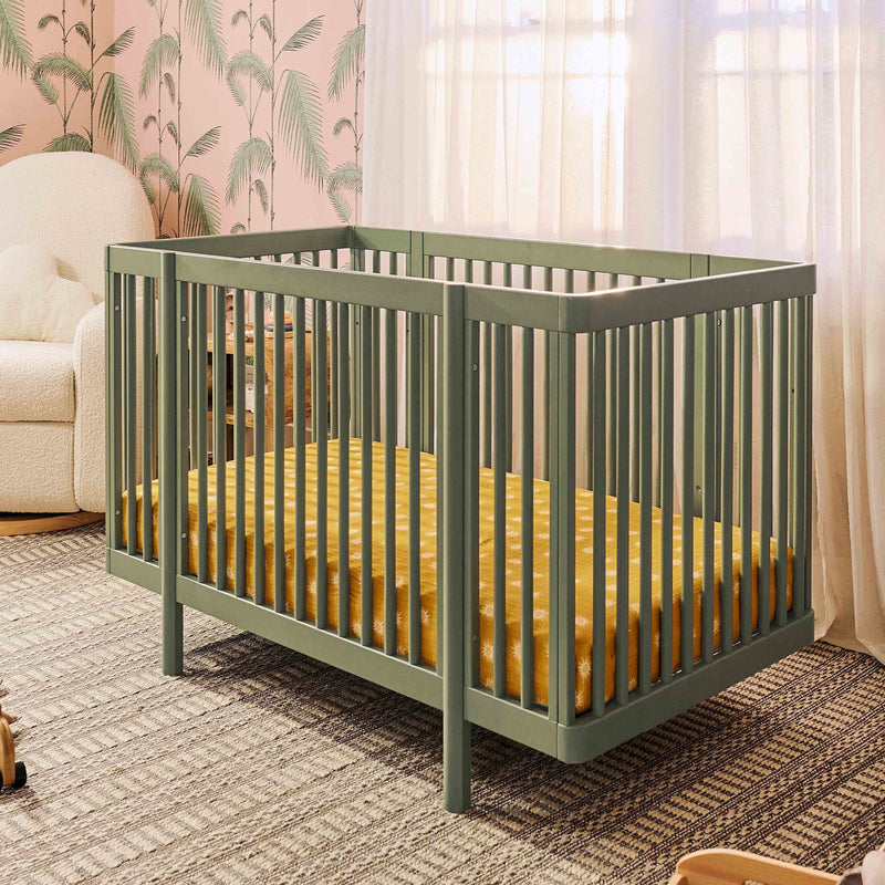 M29880OL,Pogo 8-in-1 Convertible Crib w/All-Stages Conversion Kits in Olive