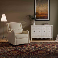 M27787PIEB,Devon Recliner and Swivel Glider in Performance Ivory Eco-Basketweave
