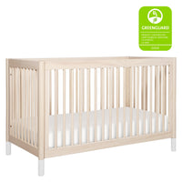M12901NXW,Gelato 4-in-1 Convertible Crib w/Toddler Conversion Kit in Washed Natural  W Feet
