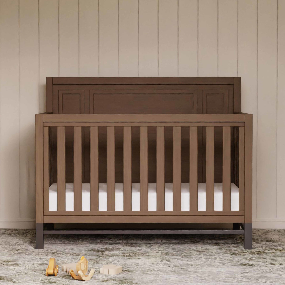 B25801DF,Newbern 4-in-1 Convertible Crib in Driftwood