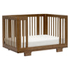 M23401NL,Yuzu 8-in-1 Convertible Crib w/All-Stages Conversion Kits in Natural Walnut