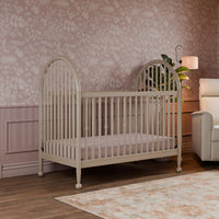 M31401WP,Alouette 3-in-1 Convertible Spindle Crib in Washed Pine