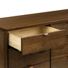 M25616NL,Bondi 6-Drawer Assembled Dresser in Natural Walnut