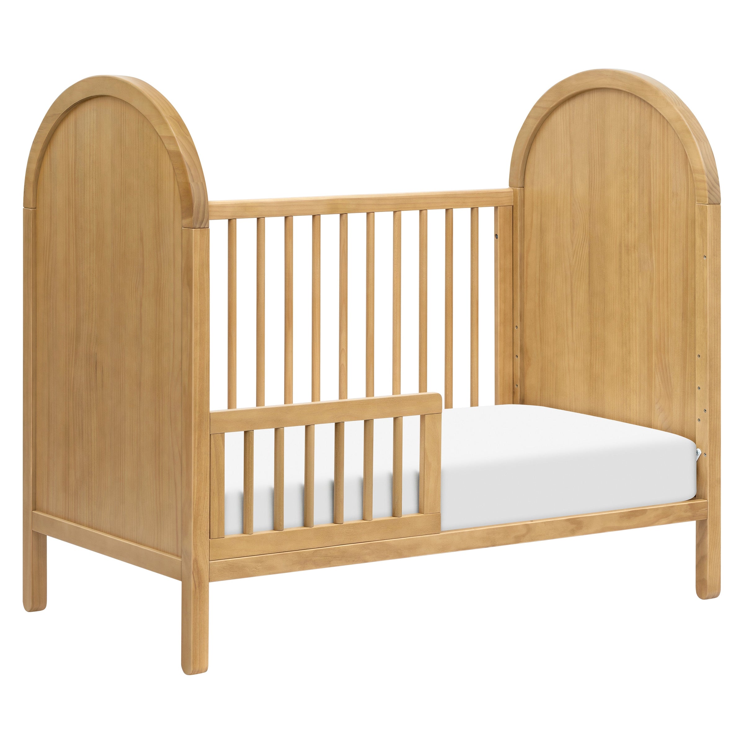 M25601HY,Bondi 3-in-1 Convertible Crib w/ Toddler Bed Kit in Honey