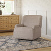 M27687EGS,Winslow Extra Wide Recliner and Swivel Glider in Earl Grey Shearling