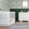 M8601KW,Harlow 3-in-1 Convertible Crib w/Toddler Bed Conversion Kit in White/Acrylic