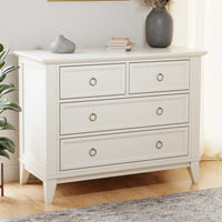 M10716RW,Emma Regency 4-Drawer Dresser in Warm White