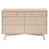 M15916TPE,Palma 7-Drawer Double Dresser  Assembled in Taupe