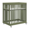 M29880OL,Pogo 8-in-1 Convertible Crib w/All-Stages Conversion Kits in Olive