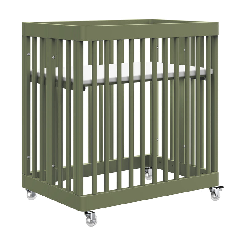 M29880OL,Pogo 8-in-1 Convertible Crib w/All-Stages Conversion Kits in Olive