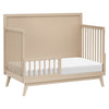 M15901TPE,Palma Mid-Century 4-in-1 Convertible Crib w/Toddler Bed Conversion in Taupe