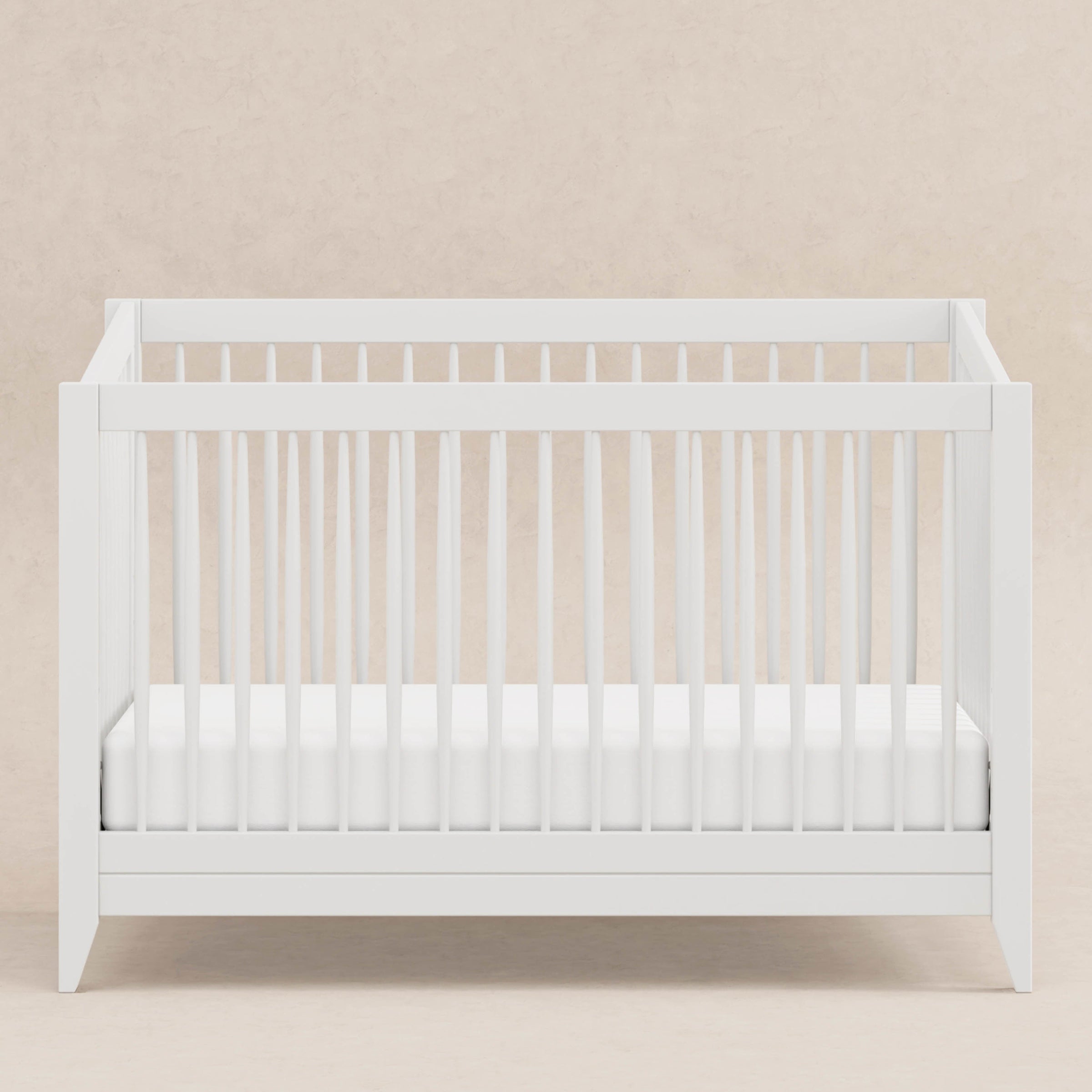M10301W,Sprout 4-in-1 Convertible Crib w/Toddler Bed Conversion Kit in White Finish