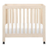 M6698NX,Origami Mini Crib in Washed Natural