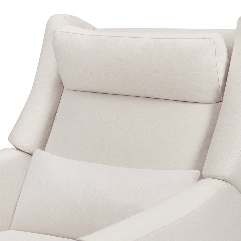 M11286PCMEW,Kiwi Plus Power Glider Recliner w/ Power Headrest in Performance Cream Eco-Weave