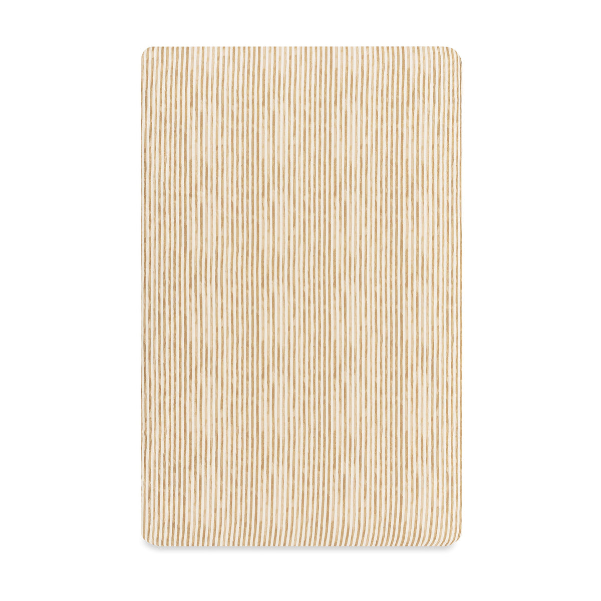 T34336AS,Nate Berkus x Babyletto Mini Crib Sheet in Autumn Stripe