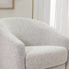 M5887BWB,Madison Swivel Glider in Black White Boucle