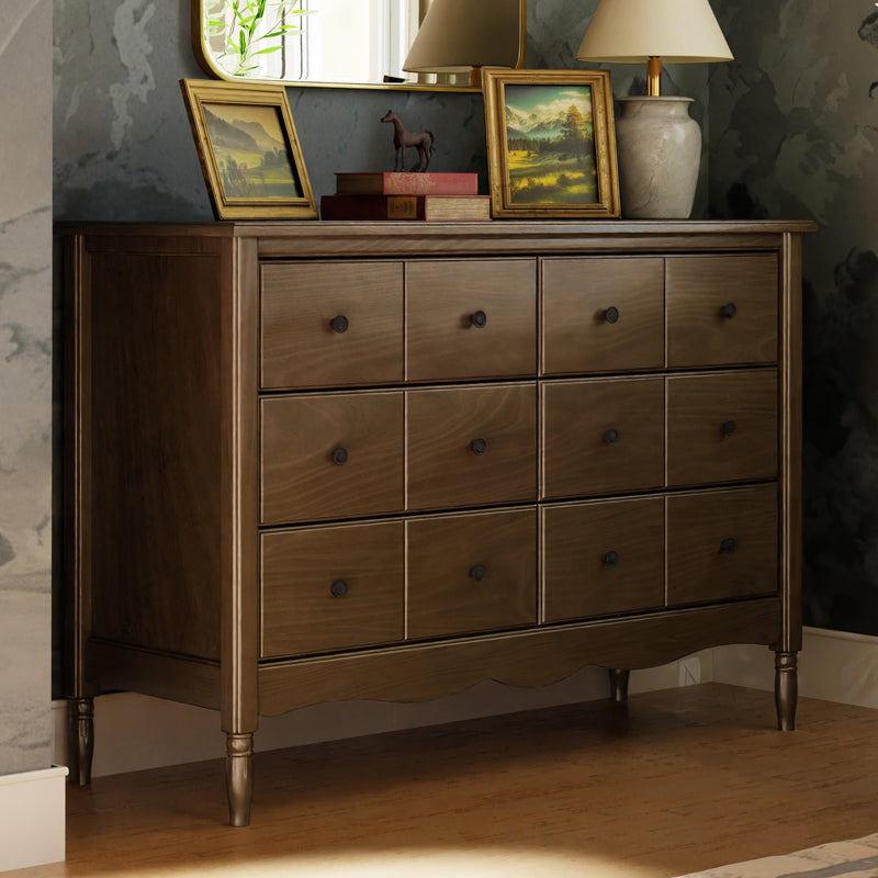 M7116NL,Liberty 6-Drawer Assembled Dresser in Natural Walnut