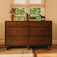 M33316TE,Nate Berkus x Babyletto Astre 6-Drawer Dresser in Toffee