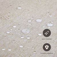 M20984PBEWLB,Cali Pillowback Chair and a Half Glider in Performance Beach Eco-Weave w/ Light Wood Base