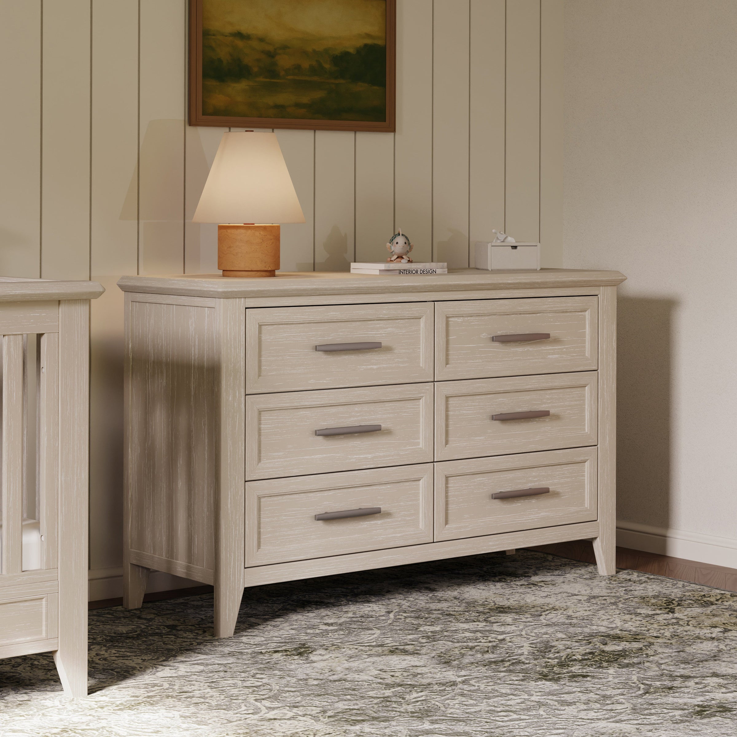 B14416SDB,Beckett 6-Drawer Dresser in Sandbar