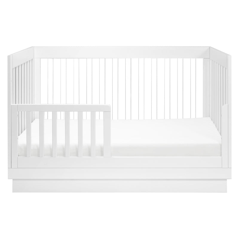 M8601KW,Harlow 3-in-1 Convertible Crib w/Toddler Bed Conversion Kit in White/Acrylic