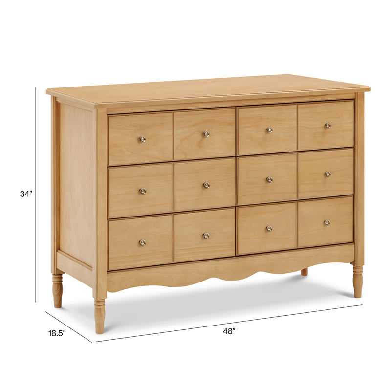 M7116HY,Liberty 6-Drawer Assembled Dresser in Honey