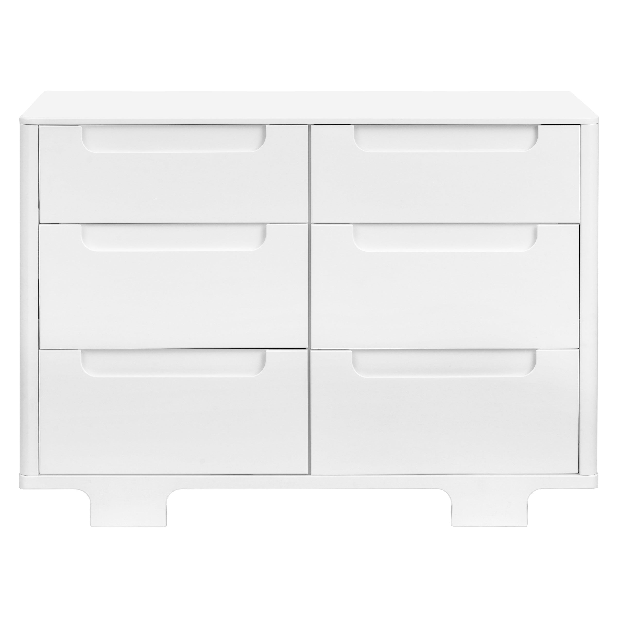 M23426W,Yuzu 6-Drawer Dresser in White