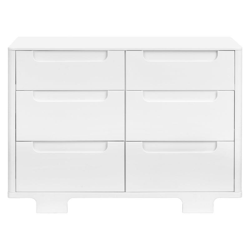 M23426W,Yuzu 6-Drawer Dresser in White