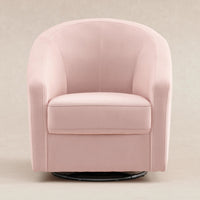 M5887BPV,Madison Swivel Glider in Blush Pink Velvet