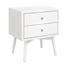 M15960W,Palma Nightstand  Assembled in White