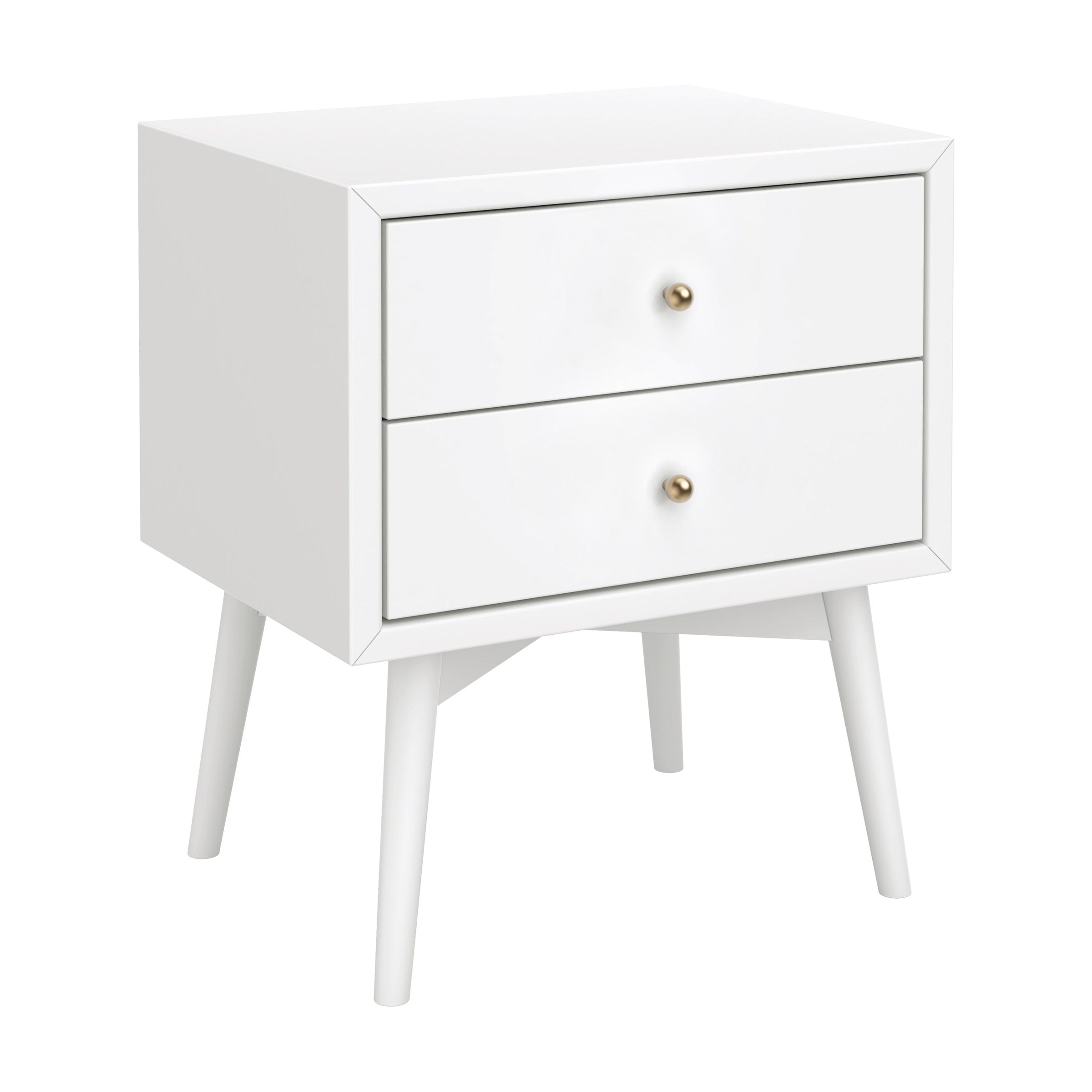 M15960W,Palma Nightstand  Assembled in White