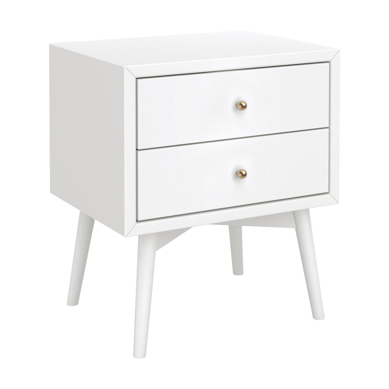 M15960W,Palma Nightstand  Assembled in White