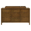 M25928NL,Bondi 9-Drawer Assembled Dresser in Natural Walnut