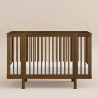 M29880NL,Pogo 8-in-1 Convertible Crib w/All-Stages Conversion Kits in Natural Walnut