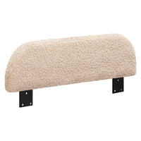 M32099CSG,Upholstered Twin/Full Bed Guardrails in Chai Shearling