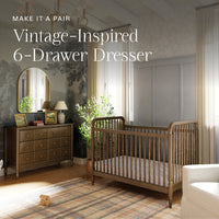 M7101NL,Liberty 3-in-1 Convertible Spindle Crib w/Toddler Bed Conversion Kit in Natural Walnut