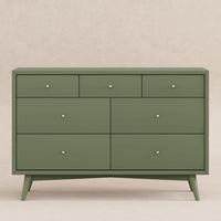 M15916OL,Palma 7-Drawer Double Dresser  Assembled in Olive