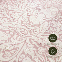 M22287PBRRDB,Crewe Recliner and Swivel Glider in Pure Brer Rabbit in Rose w/Dark Wood Base