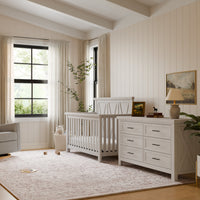 B14516WDF,Emory Farmhouse 6-Drawer Dresser in White Driftwood