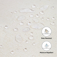 M11287PCMEW,Toco Swivel Glider and Ottoman in Performance Cream Eco-Weave w/Natural Feet